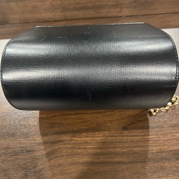 GIVENCHY Textured Calfskin Mini Pandora Box Chain Crossbody Bag Black - Picture 2 of 10